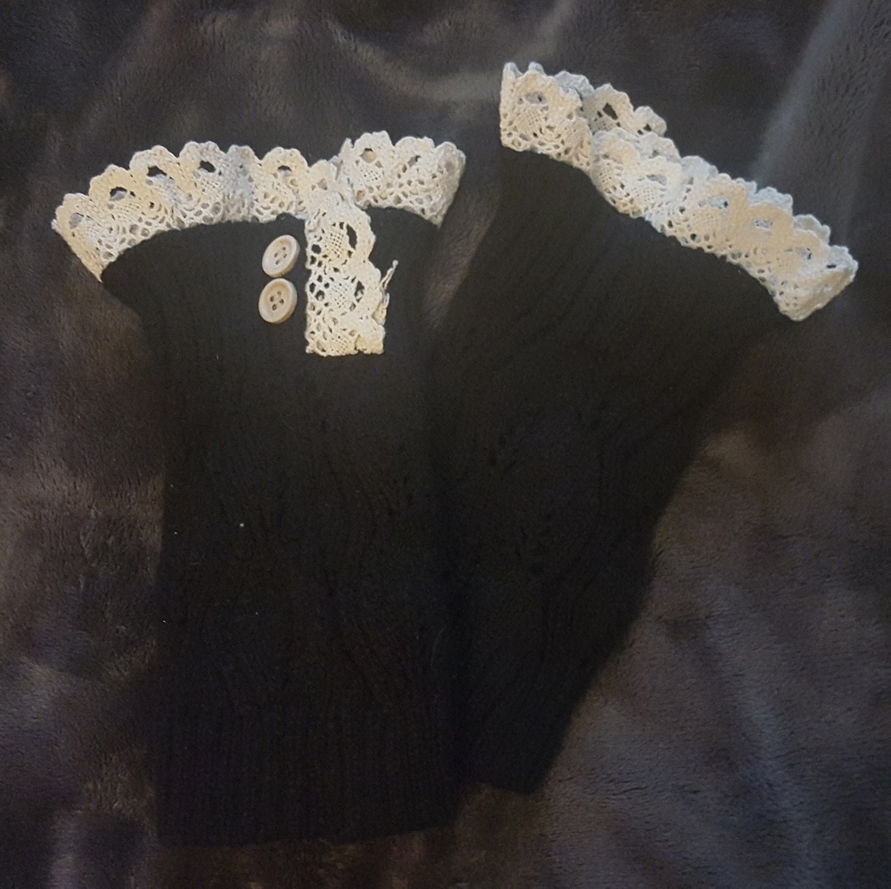 NWOT Cable Knit Boot Cuffs